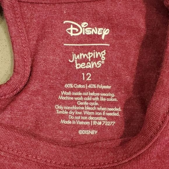 Disney Girls Purple Minnie Mouse Long Sleeve Shirt Size 12 - Picture 6 of 7